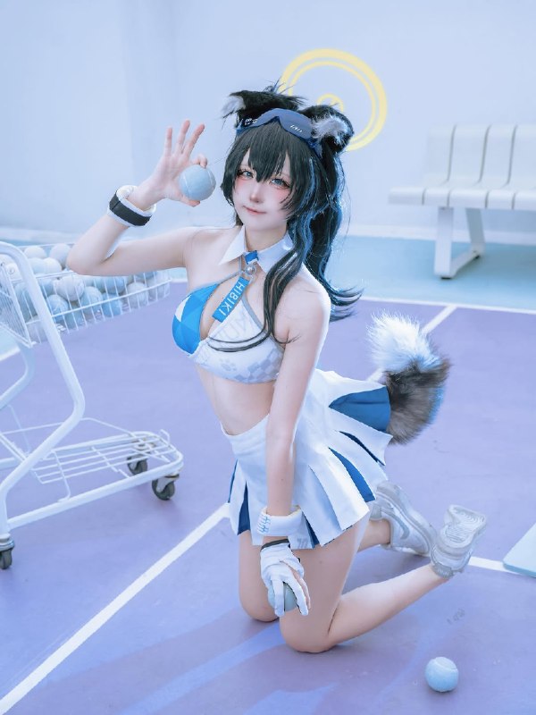 🩵...#bluearchive #ブルアカ #hibiki #블루아카 #cosplay▎Source